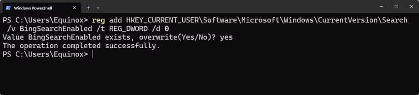 disabling-bing-search-in-windows-11 طرق بسيطة لإصلاح أكثر مشاكل Windows 11 المزعجة