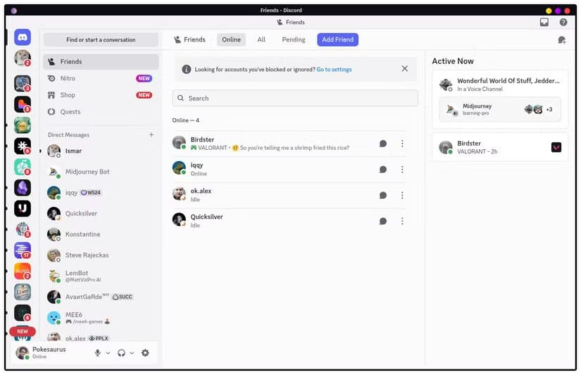 discord-user-interface أفضل 7 تطبيقات Flatpak لمستخدمي لينُكس