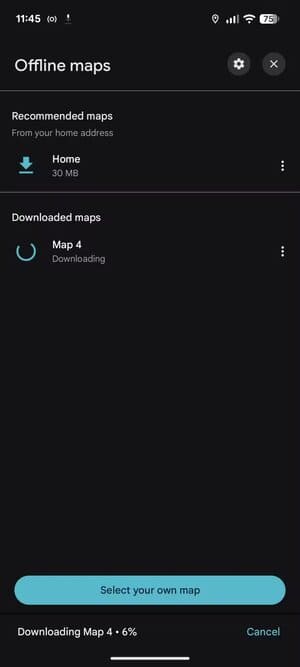 downloading-maps-in-google-maps الطريقة الذكية لاستخدام خرائط Google بدون اتصال بالإنترنت