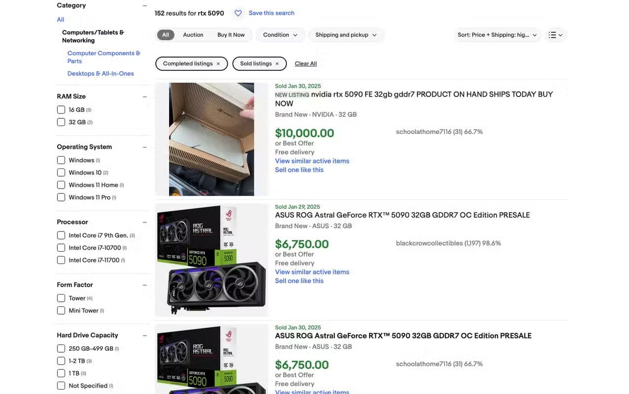 ebaylistings أسباب تدفعك لإعادة التفكير قبل شراء ترقية جديدة لوحدة معالجة الرسومات