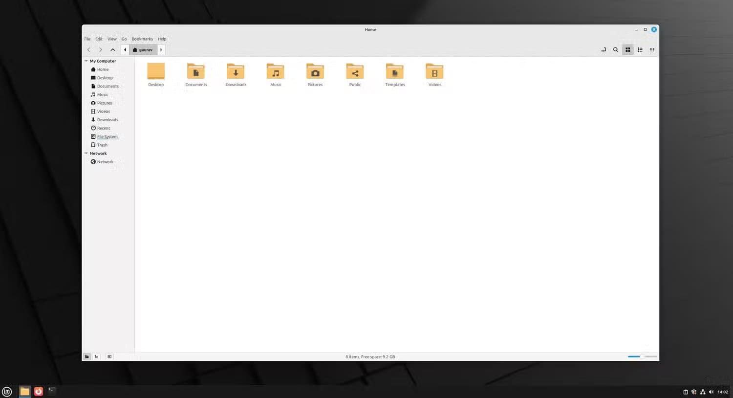 linux-mint-cinammon-file-manager اختيار توزيعة Linux المناسبة للمبتدئين أصبح أسهل مع هذه الأنظمة الثلاثة