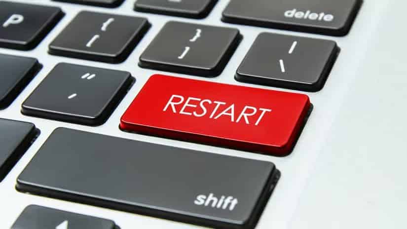 restart-computer-keyboard-button خطوات فعّالة لتقليل استهلاك المعالج وتحسين أداء Windows