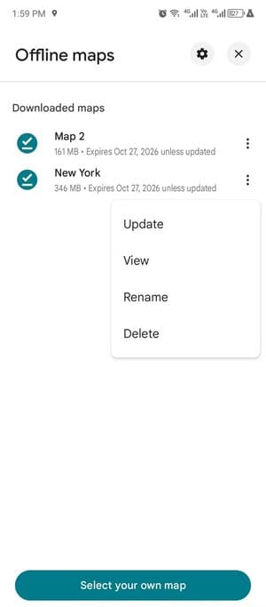 screenshot_20251027-135946-1 كيف تمنع خرائط جوجل من استهلاك بيانات الإنترنت أثناء القيادة