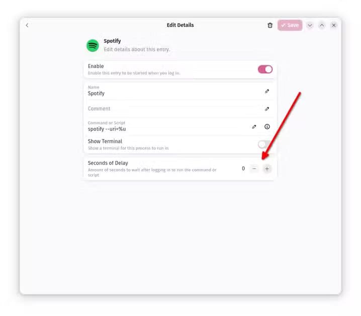 spotify-app-settings-in-ignition-focusing-on-startup-delay أفضل 7 تطبيقات Flatpak لمستخدمي لينُكس