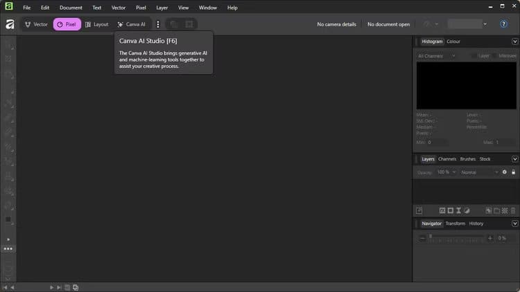 the-canva-ai-studio-tab-description-in-affinity أسباب تجعل مستخدمي Linux يعودون للنظام بعد التخلي عنه لفترة