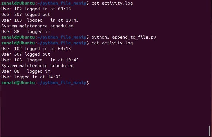 appending-content-to-an-existing-file-using-python-s-write-function أسهل الطرق للتعامل مع الملفات النصية باستخدام Python خطوة بخطوة