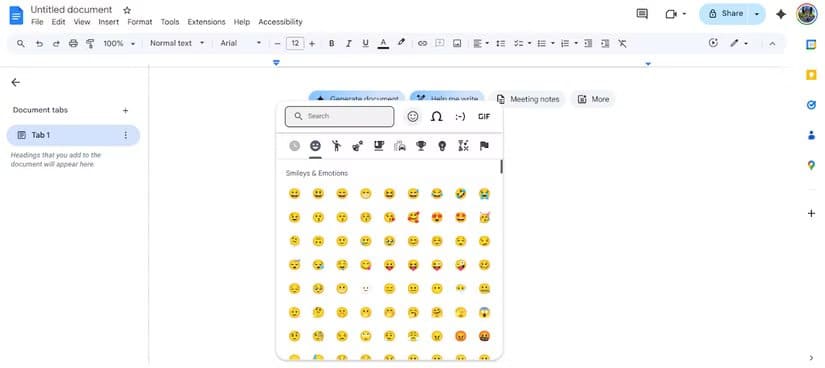 chome-os-emoji-picker ميزات Chromebook المخفية التي تعزز الإنتاجية وتوفر وقتك