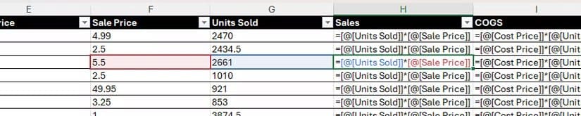 ctrl-and-the-grave-key-is-pressed-in-excel-to-reveal-the-underlying-formulas-and-a-cell-containing-a-formula-is-selected-to-reveal-its-precedents أفضل اختصارات Excel التي تكشف أخطاء الجداول وتصلحها بسرعة