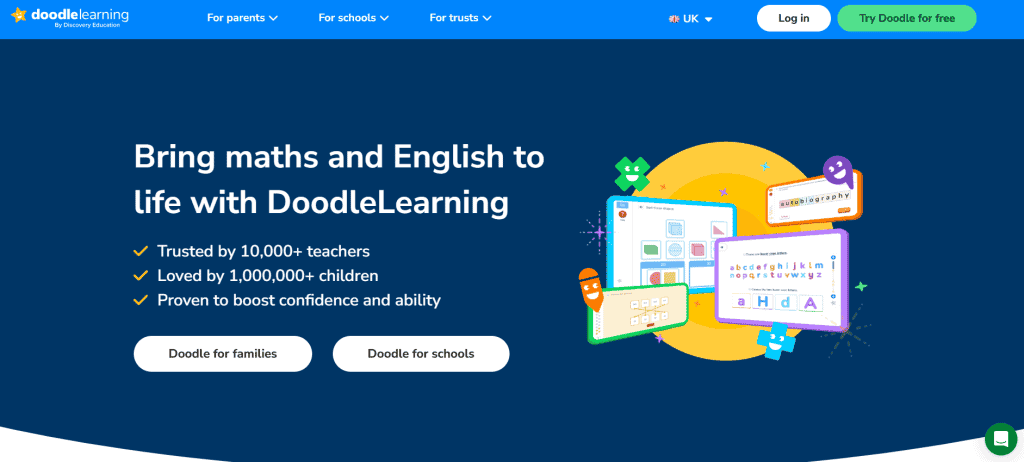 doodlemaths-1024x462-1 أفضل أدوات لحل معادلات الرياضيات مجانًا دون الحاجة إلى Photomath