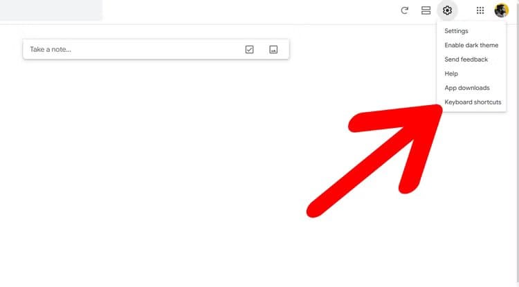 keyboard-shortcuts Google Keep يمنحك طريقة أسهل لإدارة مهامك وتنظيم يومك بكفاءة