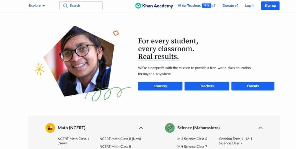 khan-academy-1024x516-1 أفضل أدوات لحل معادلات الرياضيات مجانًا دون الحاجة إلى Photomath