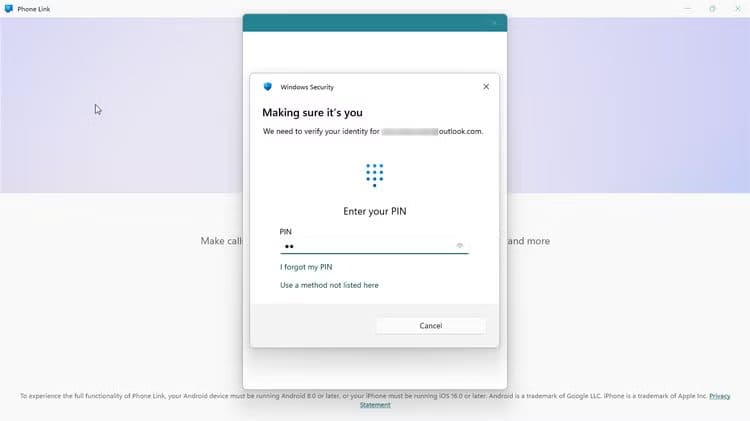 ksnip_20251120-234906 مزايا ربط هاتف Android مع Windows لتحقيق تجربة استخدام موحدة بدون تعقيدات