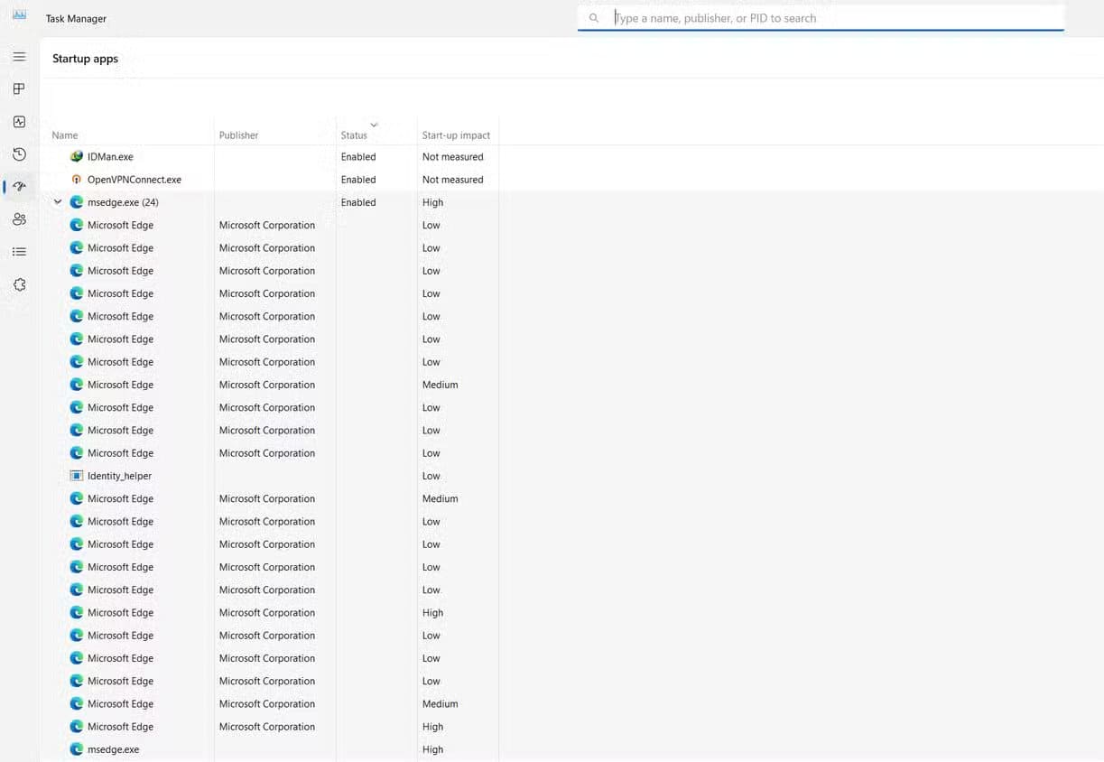 ksnip_20251130-011426-1 تحسين سرعة بدء تشغيل Windows بخطوات تكشف البرامج المسببة للبطء وتمنع تشغيلها تلقائيًا