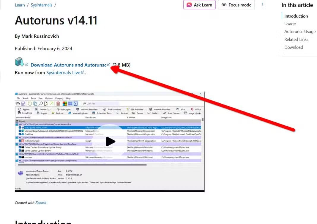 ksnip_20251201-234141 تحسين سرعة بدء تشغيل Windows بخطوات تكشف البرامج المسببة للبطء وتمنع تشغيلها تلقائيًا