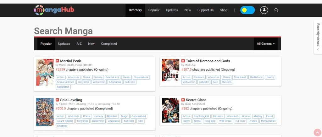mangahub-1024x438-1 أفضل منصات قراءة المانهو الكورية بطريقة قانونية وبجودة عالية