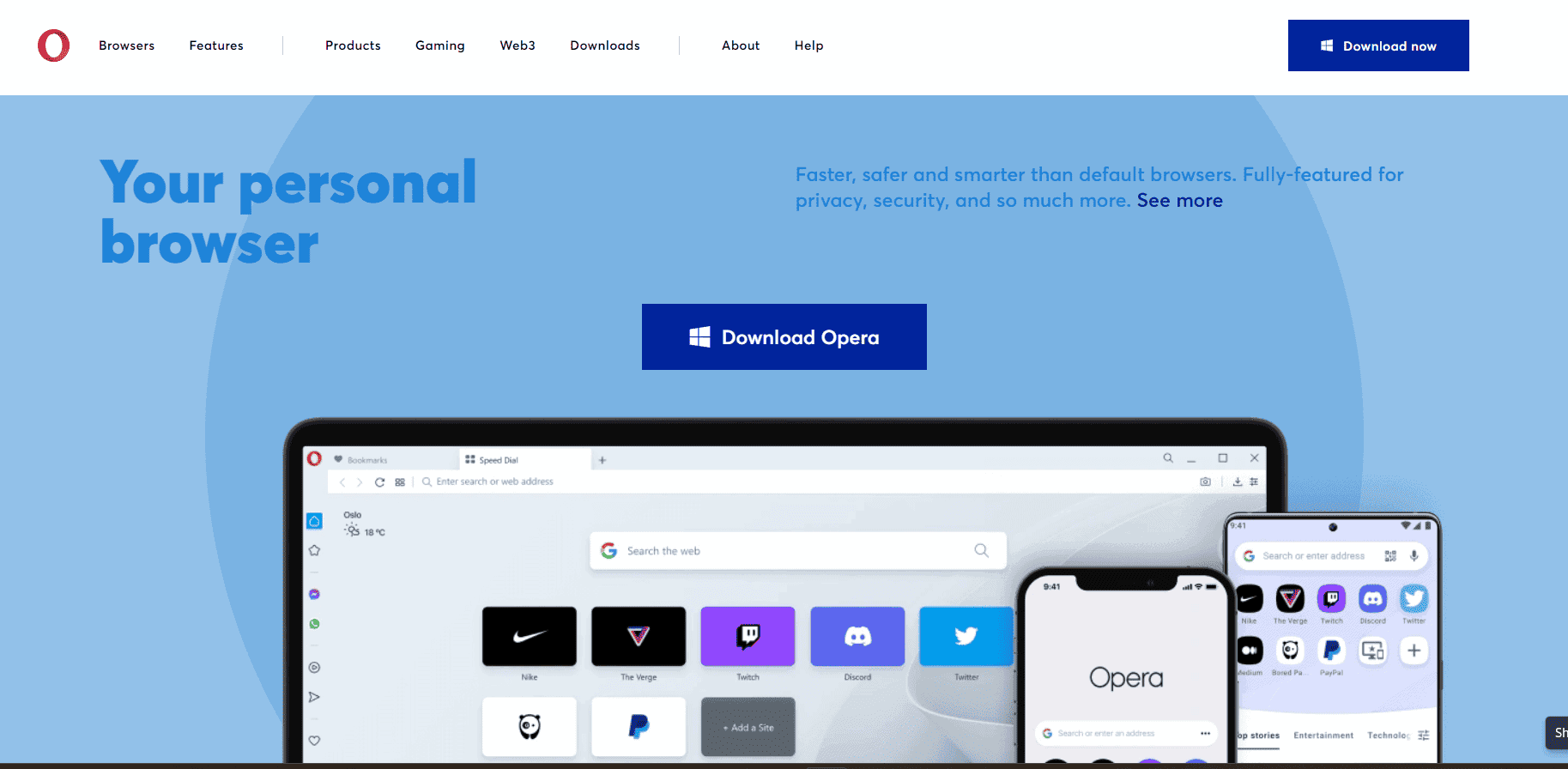 opera-browser-or-best-roku-web-browser أفضل متصفحات تضمن تجربة مشاهدة فيديو سلسة وعالية الجودة