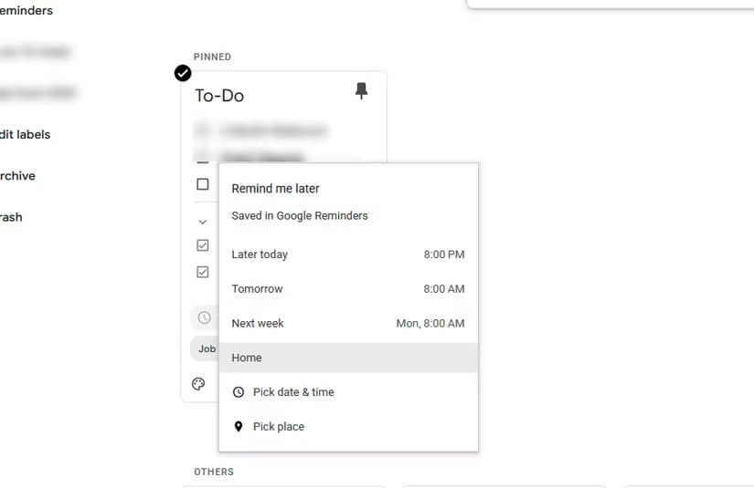 reminders Google Keep يمنحك طريقة أسهل لإدارة مهامك وتنظيم يومك بكفاءة