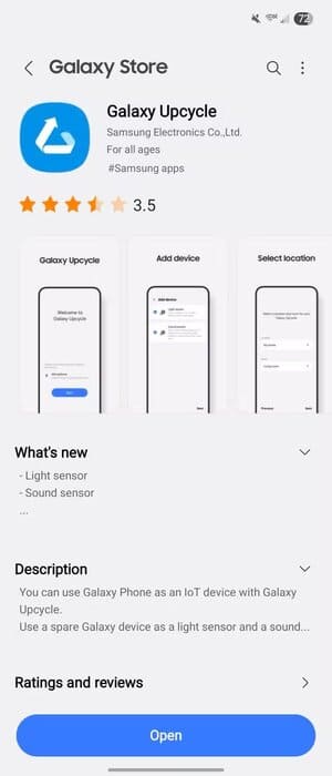 screenshot_20251210_145803_galaxy-store طريقة ذكية لإعادة استخدام هاتف Samsung القديم وتحويله لجهاز منزلي مفيد