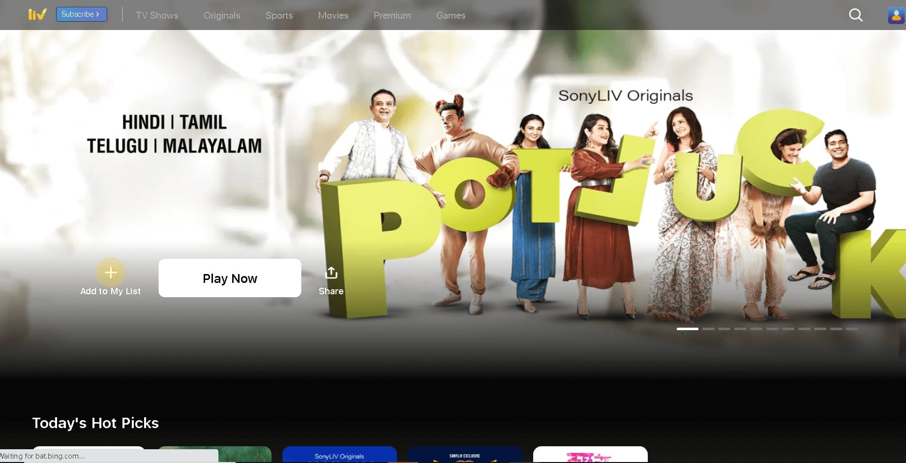 sonyliv-top-1 أفضل البدائل لبث المباريات الرياضية المباشرة بدون انقطاع