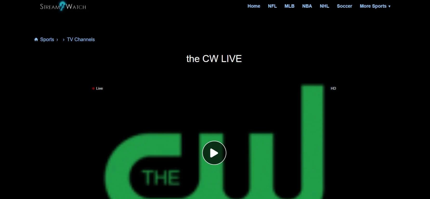 stream2watch-1 أفضل البدائل لبث المباريات الرياضية المباشرة بدون انقطاع