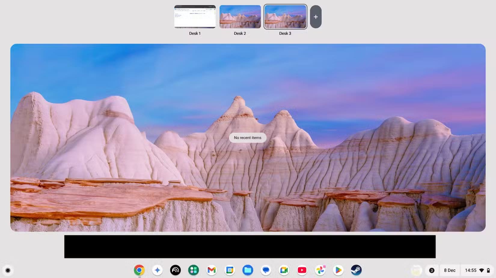 the-chromebook-desk-view ميزات Chromebook المخفية التي تعزز الإنتاجية وتوفر وقتك