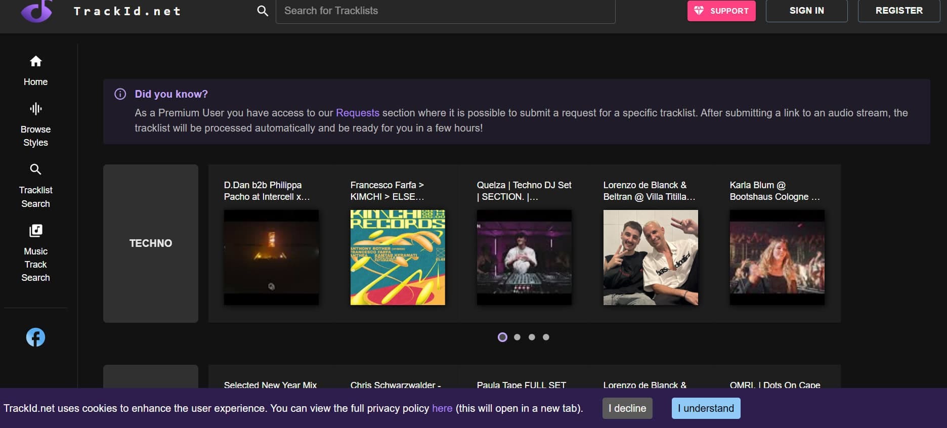 trackid أفضل تطبيقات التعرف على الموسيقى بدقة عالية وبدون Shazam