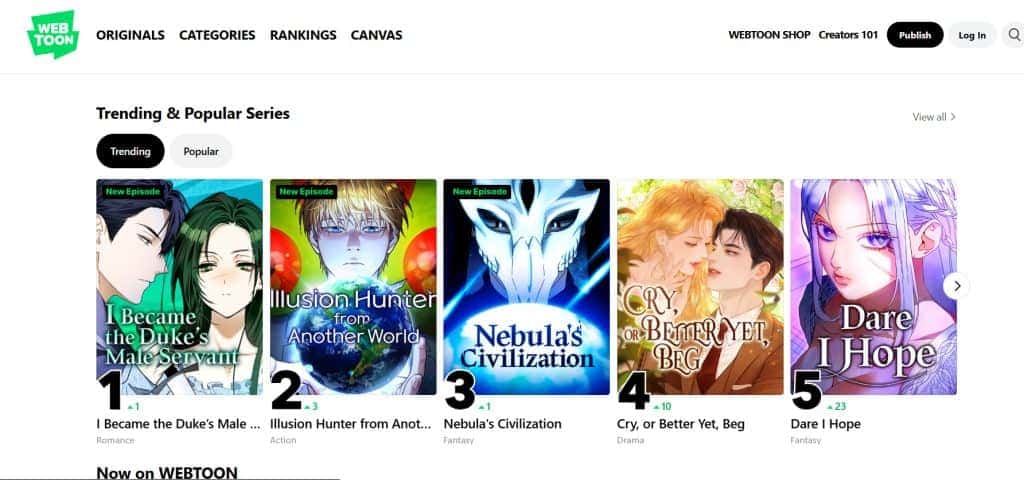 webtoon-1024x480-1 أفضل منصات قراءة المانهو الكورية بطريقة قانونية وبجودة عالية