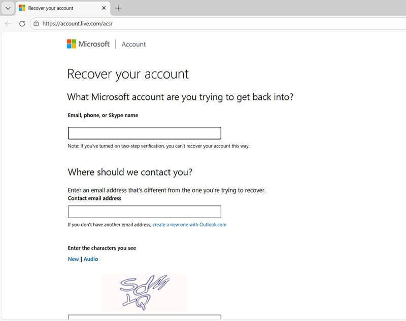Cant-Sign-Into-Microsoft-After-Resetting-Password-Heres-What-to-Do-6 حل مشكلة عدم تسجيل الدخول إلى حساب Microsoft بعد تغيير كلمة المرور