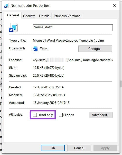 Office-Apps-Automatically-Reset-Settings-on-Exit-3 حل مشكلة إعادة تعيين إعدادات تطبيقات Office عند الإغلاق
