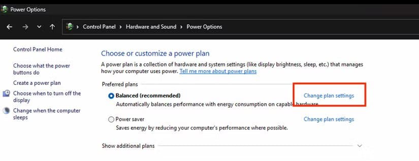 balanced-power-settings-in-windows-11 أهم الإعدادات الأربعة لتبسيط استخدام نظام ويندوز بشكل فعال