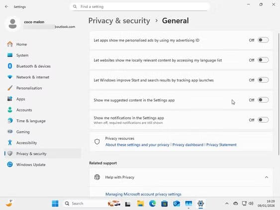 virtualbox_win_09_01_2026_21_29_04-1 إعدادات افتراضية في ويندوز 11 تجعل النظام بطيئًا وتغييرها يحسّن الأداء فورًا