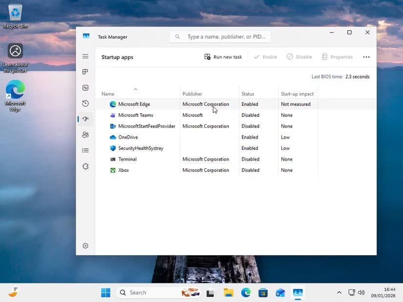 virtualbox_win_09_01_2026_21_43_51 إعدادات افتراضية في ويندوز 11 تجعل النظام بطيئًا وتغييرها يحسّن الأداء فورًا