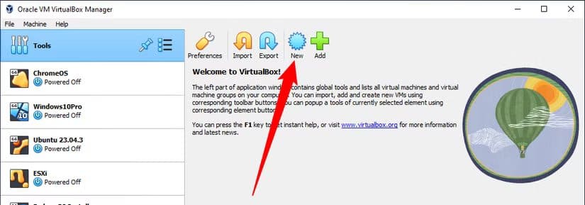 5-click-the-ne-button استخدام لينكس بسهولة دون أوامر الطرفية للمبتدئين والمحترفين