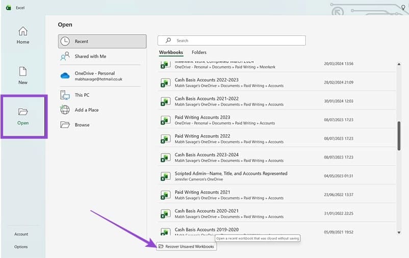 8 účinných spôsobov, ako obnoviť odstránené súbory programu Excel