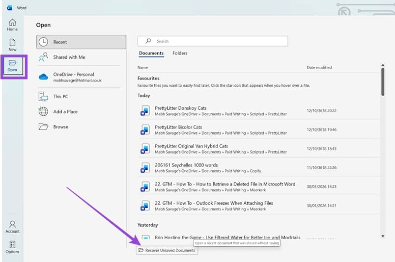 How-to-Retrieve-a-Deleted-File-in-Microsoft-Word-5 طرق فعّالة لاستعادة الملفات المحذوفة في Microsoft Word