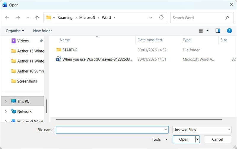 How-to-Retrieve-a-Deleted-File-in-Microsoft-Word-6 طرق فعّالة لاستعادة الملفات المحذوفة في Microsoft Word