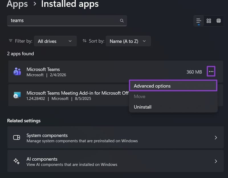 What-to-Do-When-Microsoft-Teams-Cant-Find-a-Required-Component-to-Run-6 حل مشكلة تعذر العثور على مكون مطلوب لتشغيل Microsoft Teams بخطوات فعالة