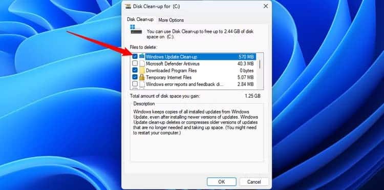 cleaning-up-the-windows-update-leftovers 5 تطبيقات شائعة تستهلك مساحة التخزين على جهازك دون أن تنتبه