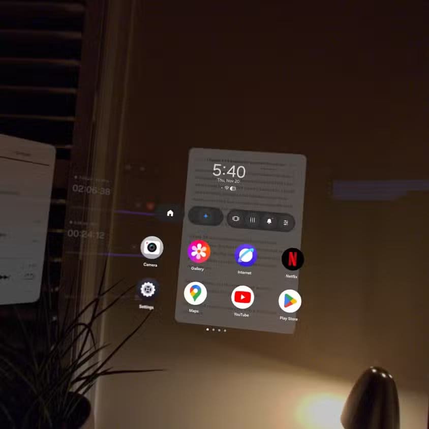 Samsung Galaxy XR'de ana sayfa başlatıcısı. Birçok insanın Linux'u birincil işletim sistemi olarak benimsememesinin 4 nedeni.