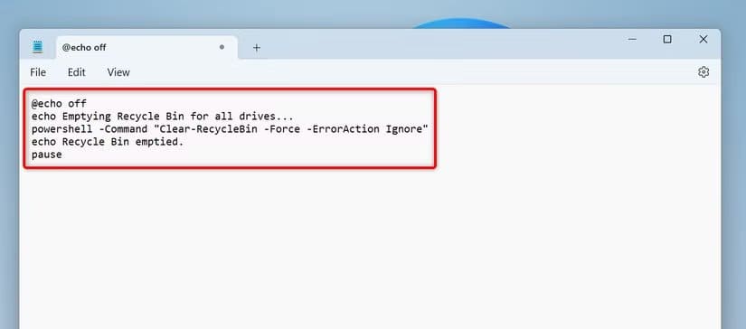 4-batch-file-empty-recycle-bin adalah fitur DOS lama yang masih diandalkan oleh Windows hingga saat ini.