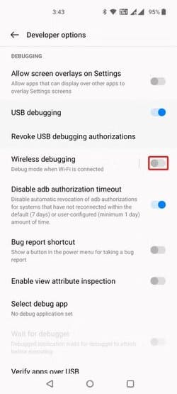7-android-enable-wireless-debugging طريقة ضبط مستوى الصوت لكل تطبيق على Android بسهولة وبدقة