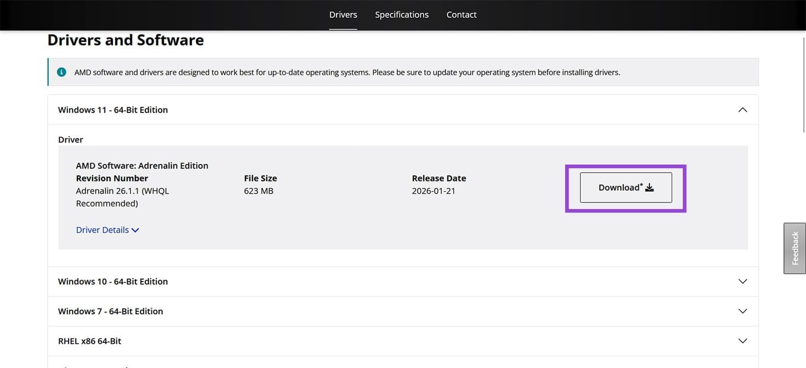 Installing-AMD-Graphics-Driver-From-Scratch-Step-by-Step-4 طريقة تثبيت تعريف كرت شاشة AMD بشكل صحيح للحصول على أفضل أداء