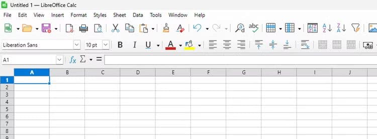 a-blank-spreadsheet-in-libreoffice-calc أفضل 3 تطبيقات سطح مكتب مفتوحة المصدر تمنحك أداء احترافيًا مجانًا
