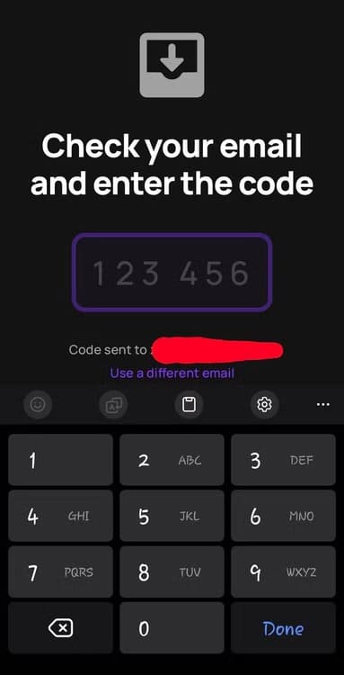 blip-s-verification-process-asking-to-enter-the-code-sent-to-your-email أسرع أداة مجانية لنقل الملفات بدون قيود بديل التخزين السحابي