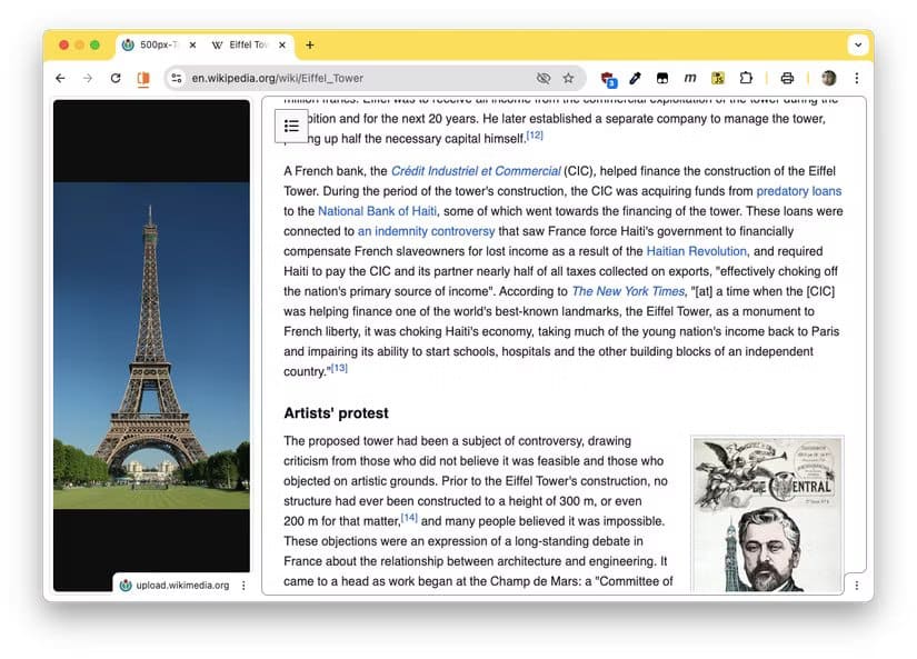 chrome-split-resized ميزة الشاشة المقسمة في كروم تجعل إدارة علامات التبويب أسهل وأكثر إنتاجية