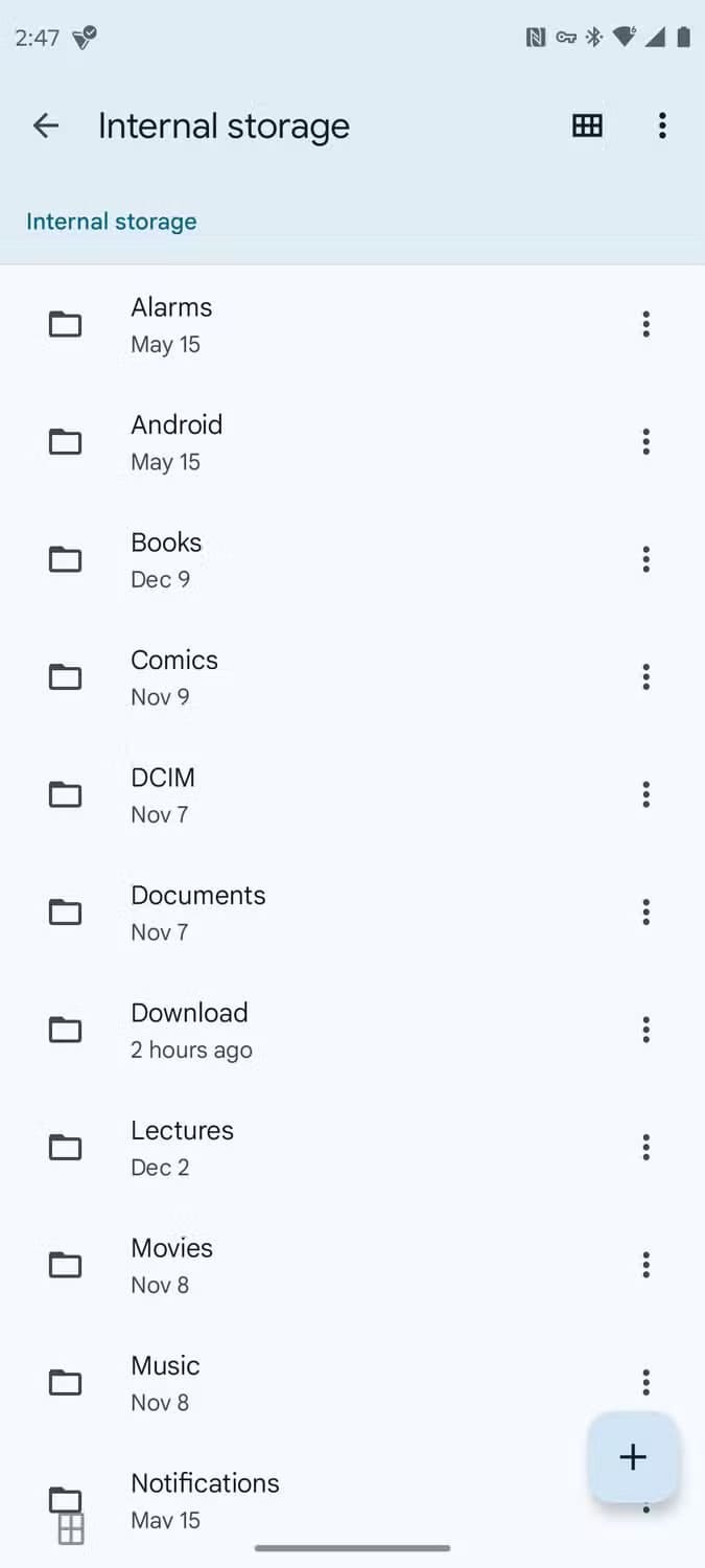 files-by-google-internal-storage 4 أسباب تجعل مدير الملفات الافتراضي في أندرويد خيارًا أفضل من تطبيقات إدارة الملفات