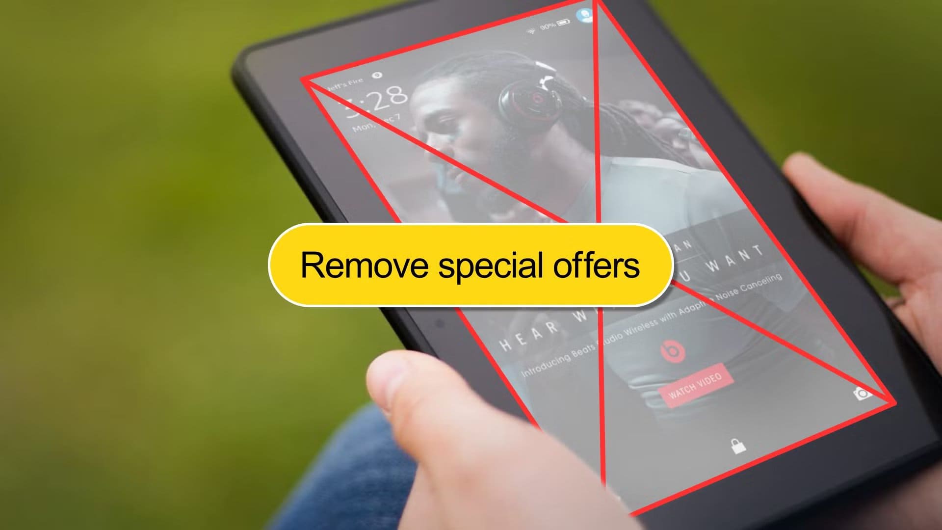 fire-tablet-remove-offers 6 طرق فعالة لتحسين أداء جهاز Kindle القديم واستعادة سرعته
