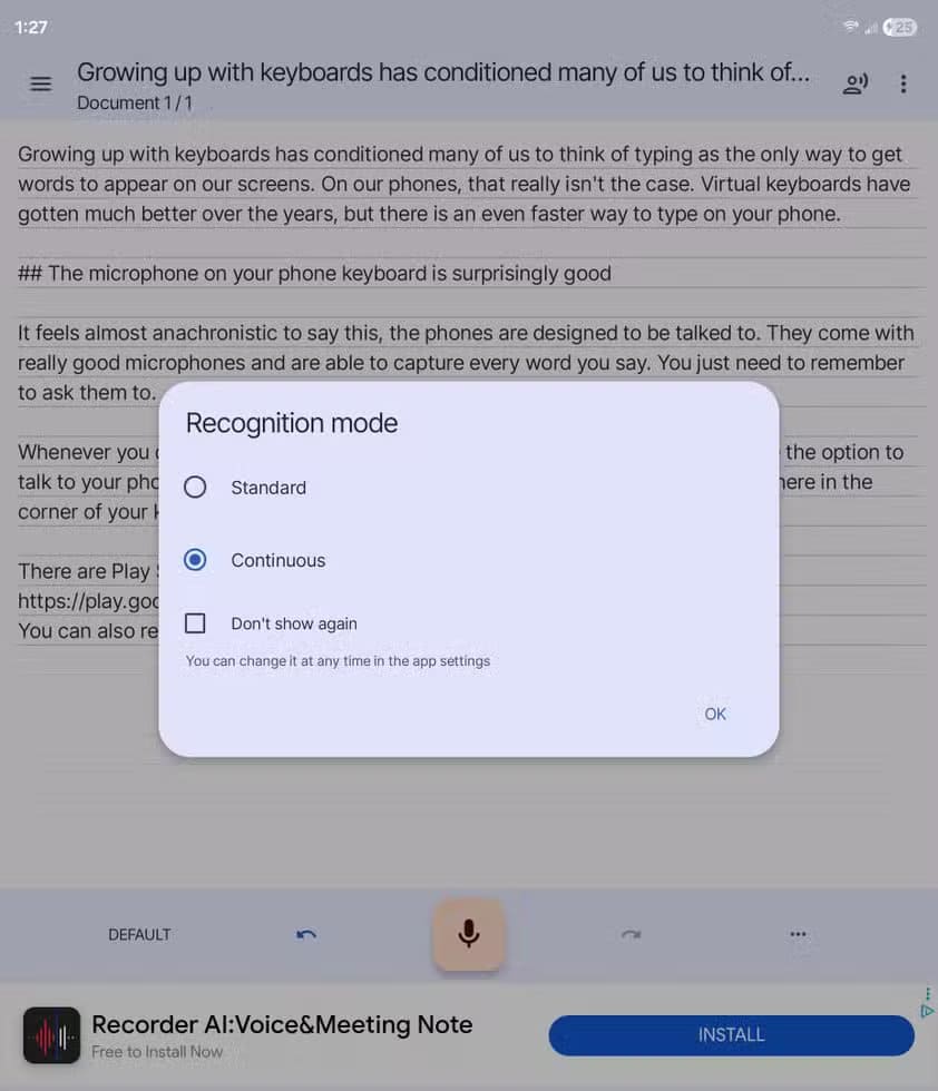 screenshot_20260204_132751_write-by-voice Mengetik dengan suara di Android: Cara tercepat untuk mengetik pesan tanpa menyentuh keyboard