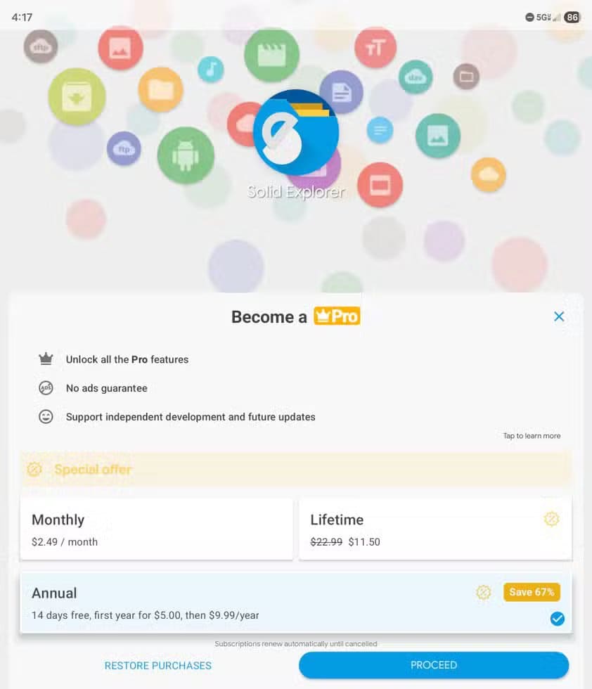 screenshot_20260303_161756_solid-explorer 4 أسباب تجعل مدير الملفات الافتراضي في أندرويد خيارًا أفضل من تطبيقات إدارة الملفات