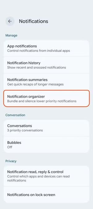 screenshot_20260318-171149-3 Atasi kekacauan notifikasi Android dengan mudah menggunakan fitur pengurutan cerdas.